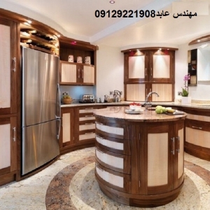 طراحي و ساخت انواع كابينت اشپز خانه